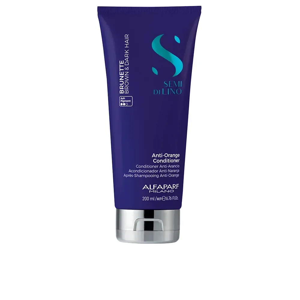 Alfaparf Milano, SEMI DI LINO brunette brown & dark conditioner