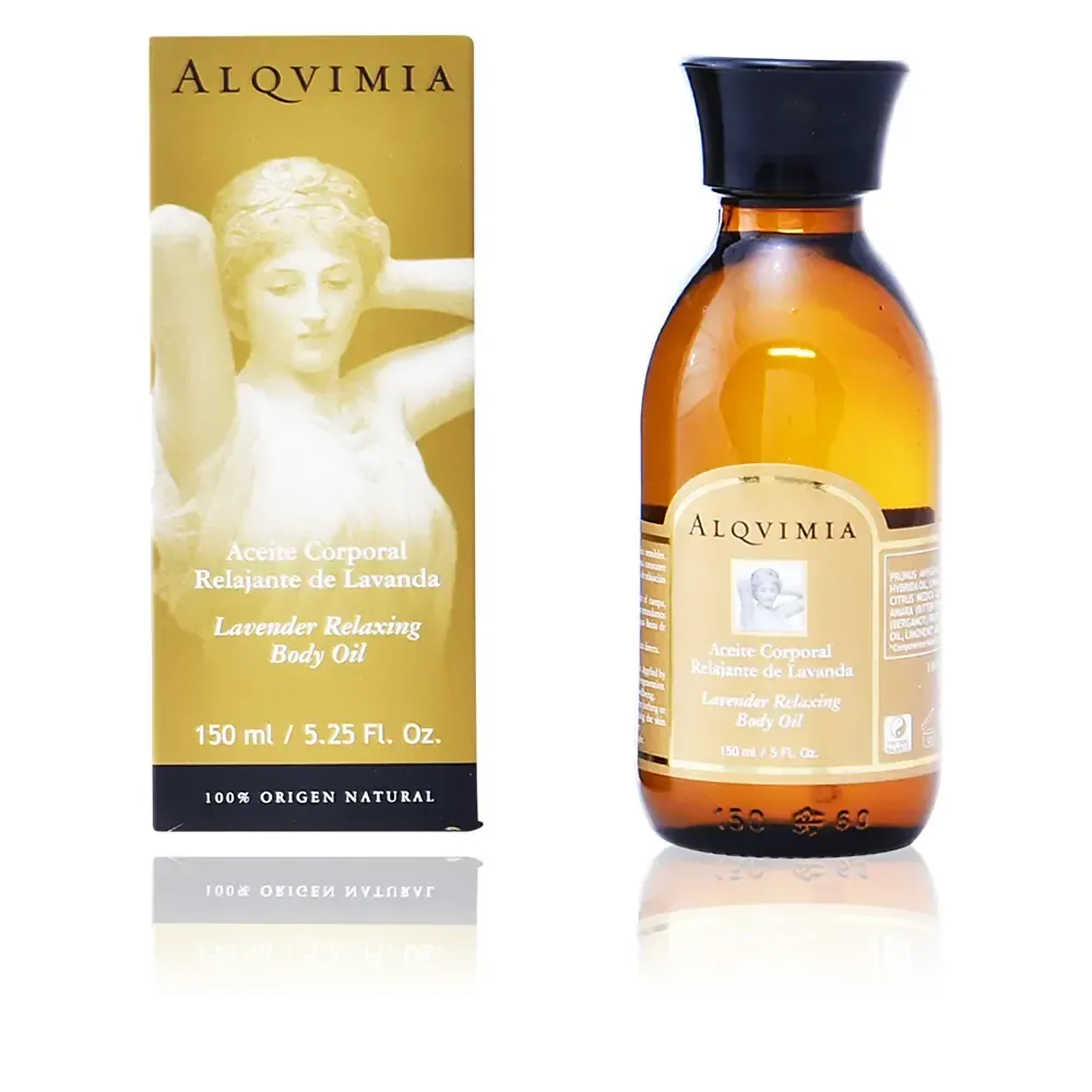 Aceite corporal relajante de lavanda 150 ml Alqvimia
