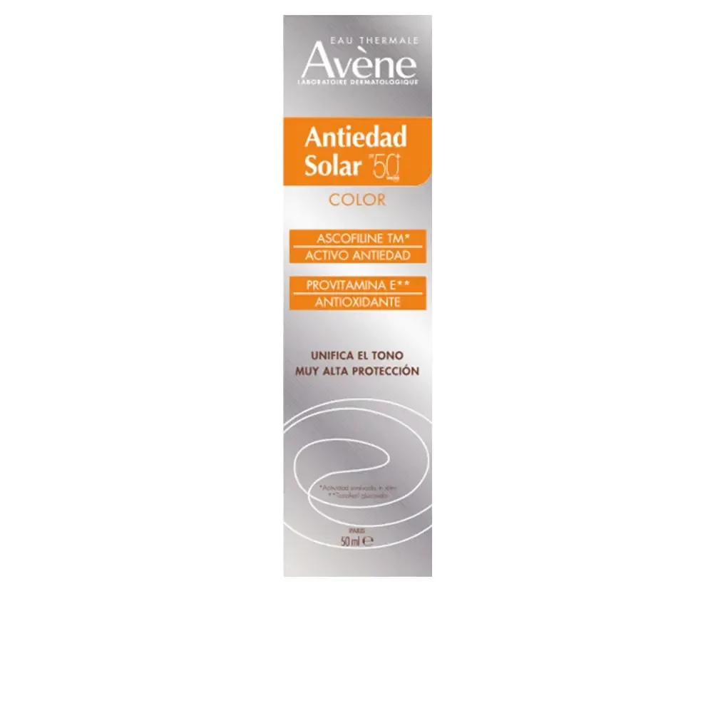 Avène SOLAR antiedad con color SPF50+