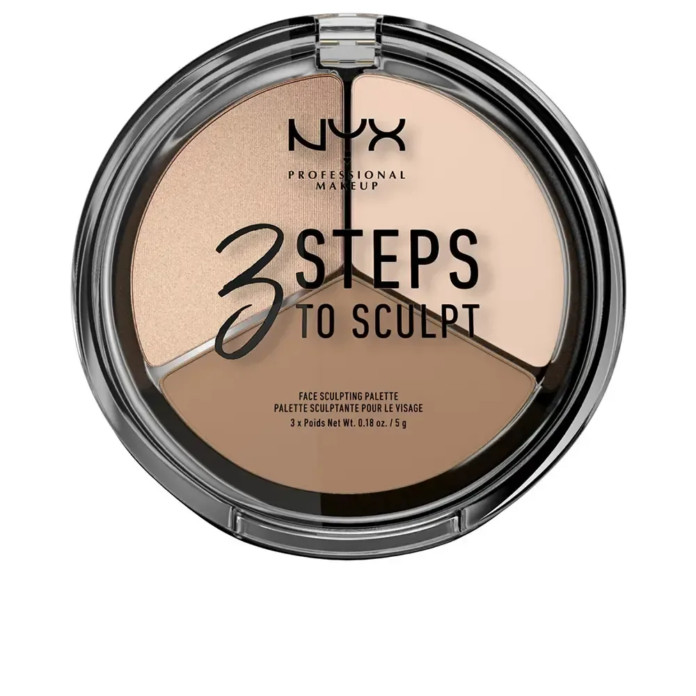 3 STEPS TO SCULPT face sculpting palette