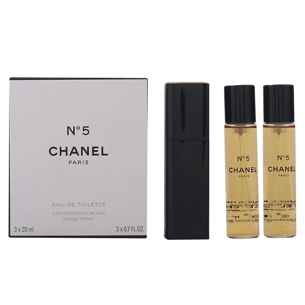 Chanel Nº 5 vaporisateur de sac Ricaricabile + 2 Ricaricas