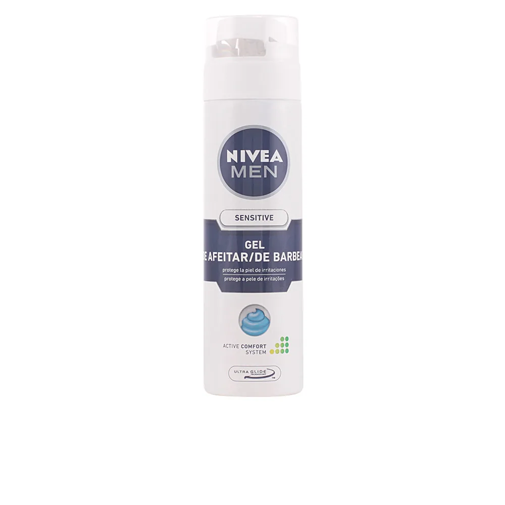 Gel da barba anti-irritazione uomo sensibile 200 ml
