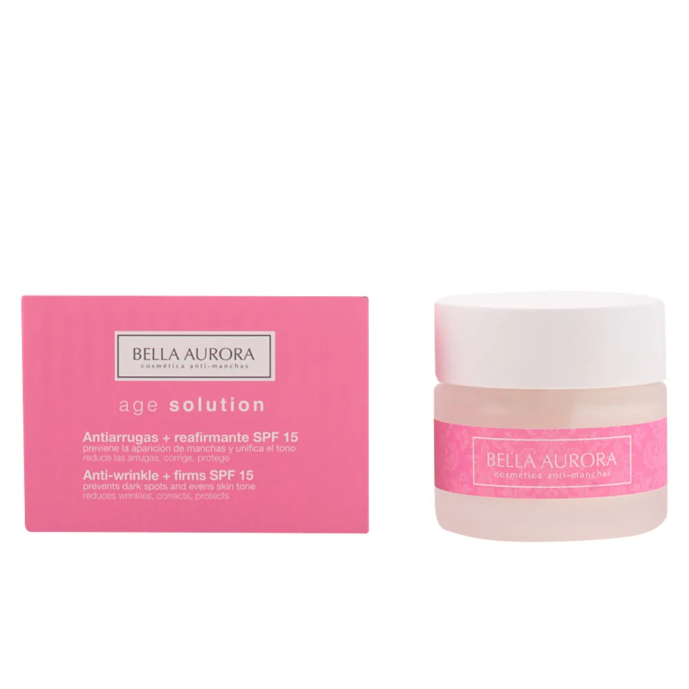 Bella Aurora AGE SOLUTION antiarrugas y reafirmante SPF15