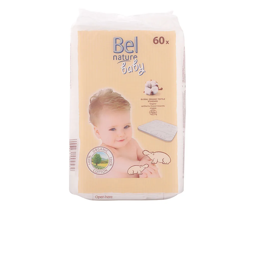 Nature ecocert maxi dischetti baby 100% cotone organico 60 pz