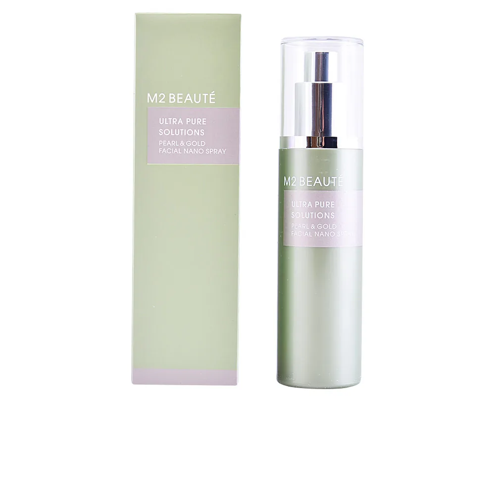 M2 Beauté ULTRA PURE SOLUTIONS pearl & gold facial nano spray