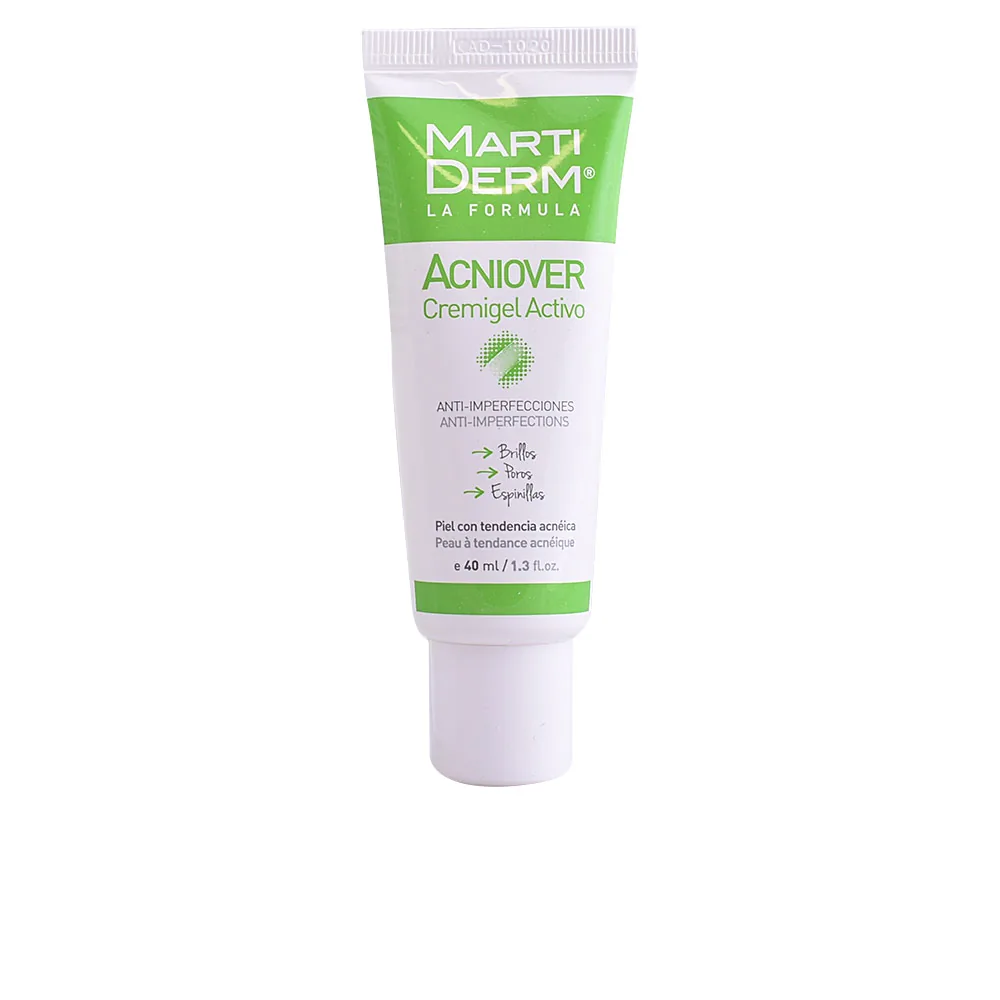 Martiderm ACNIOVER cremigel activo piel grasa y acnéica
