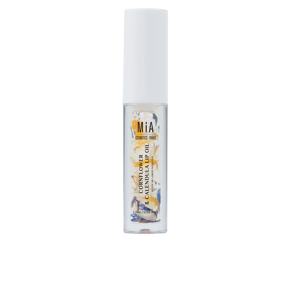 Mia Cosmetics Paris CORNFLOWER & CALENDULA lip oil