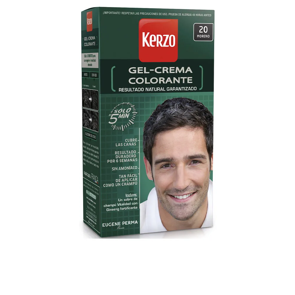 Kerzo TINTE PARA HOMBRE gel-crema #10 negro