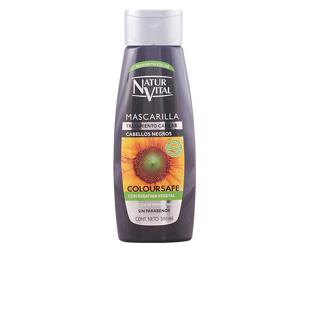 Maschera colorsafe nero 300 ml