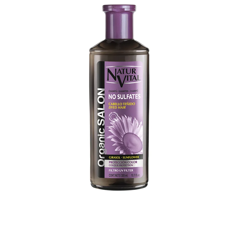 Shampoo biologico da salone senza solfati protezione colore UV 300 ml