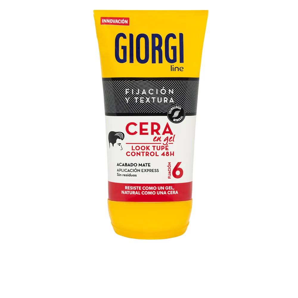 Giorgi Line FIJACIÓN Y TEXTURA cera gel look tupe