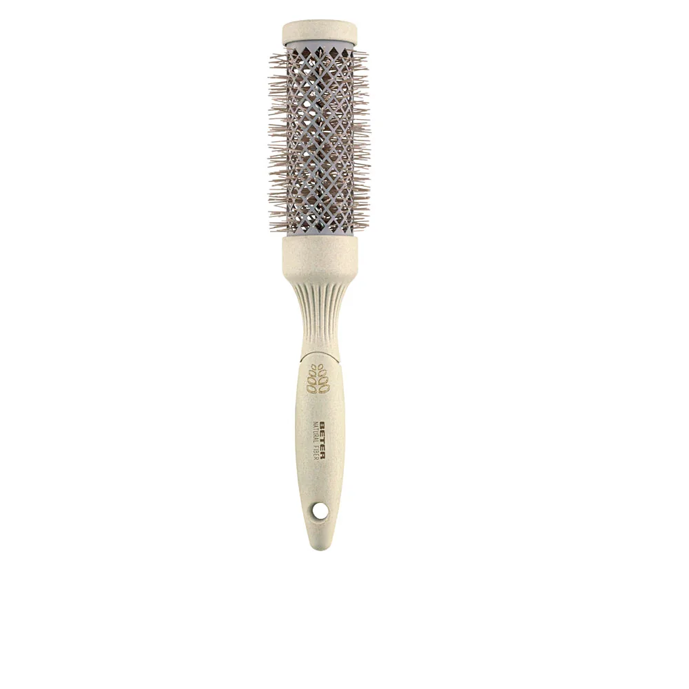 Spazzola termica in fibra naturale ceramica 32 mm #beige