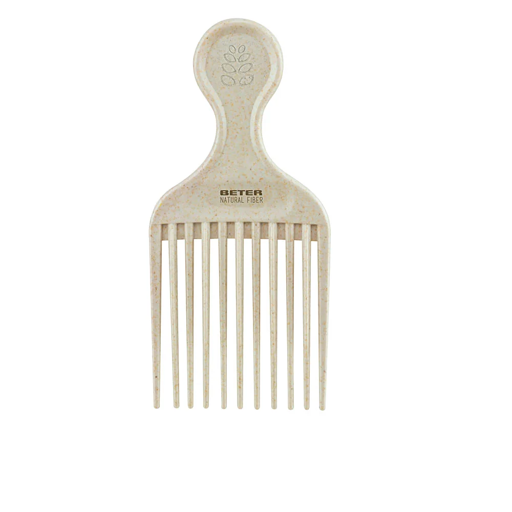 Pettine per lanugine in fibra naturale #beige