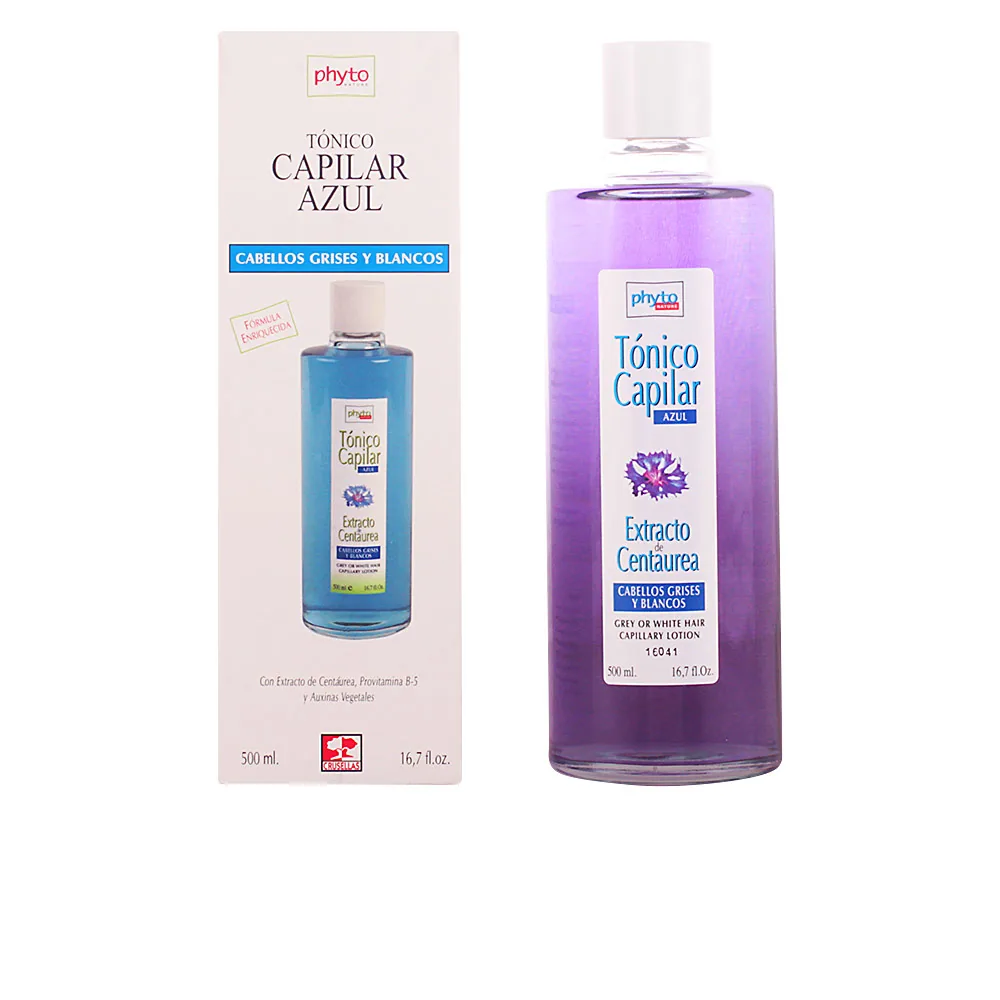 Crusellas PHYTO NATURE tónico azul cabellos grises y blancos