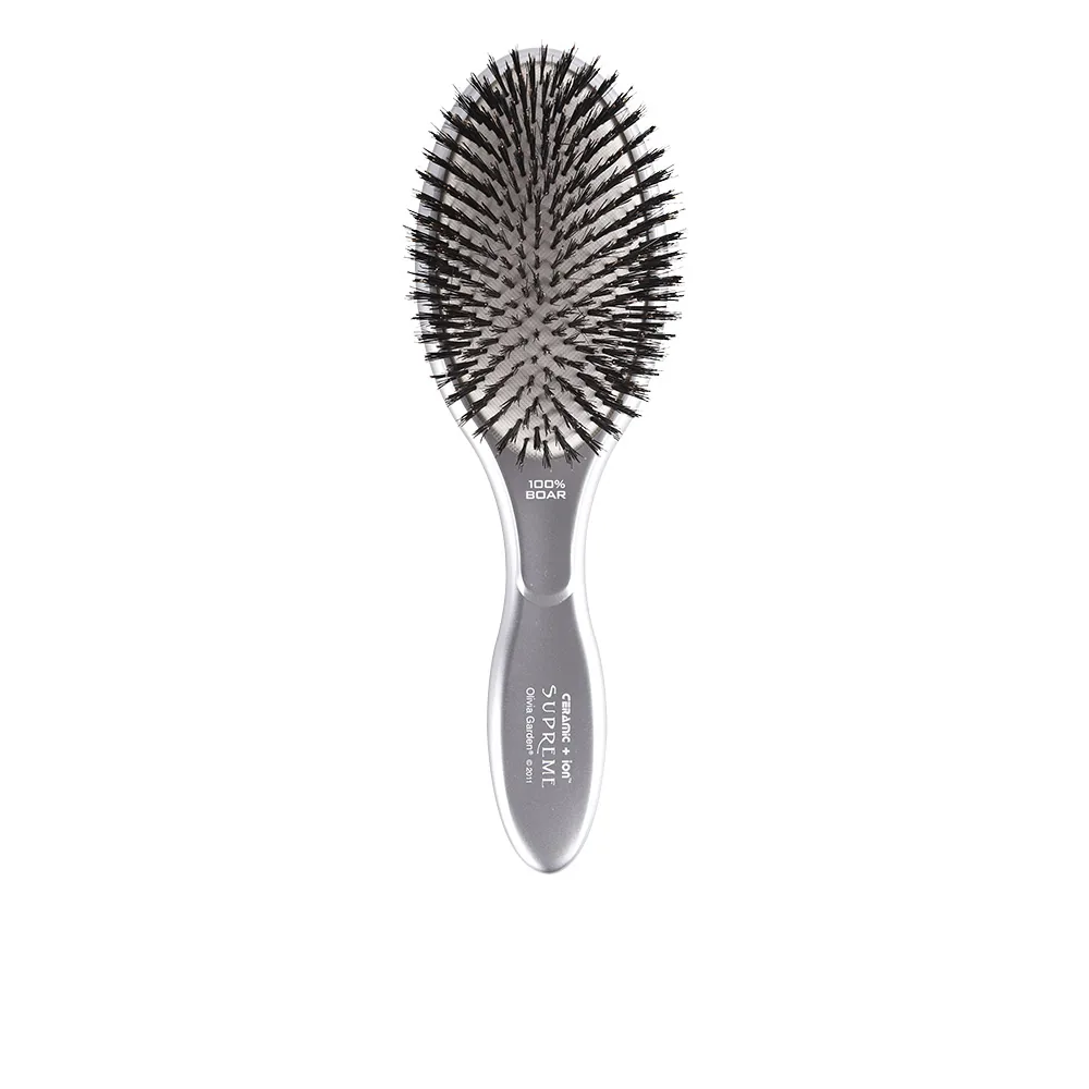 Olivia Garden EXPERT CARE OVAL Boar Bristles Silver