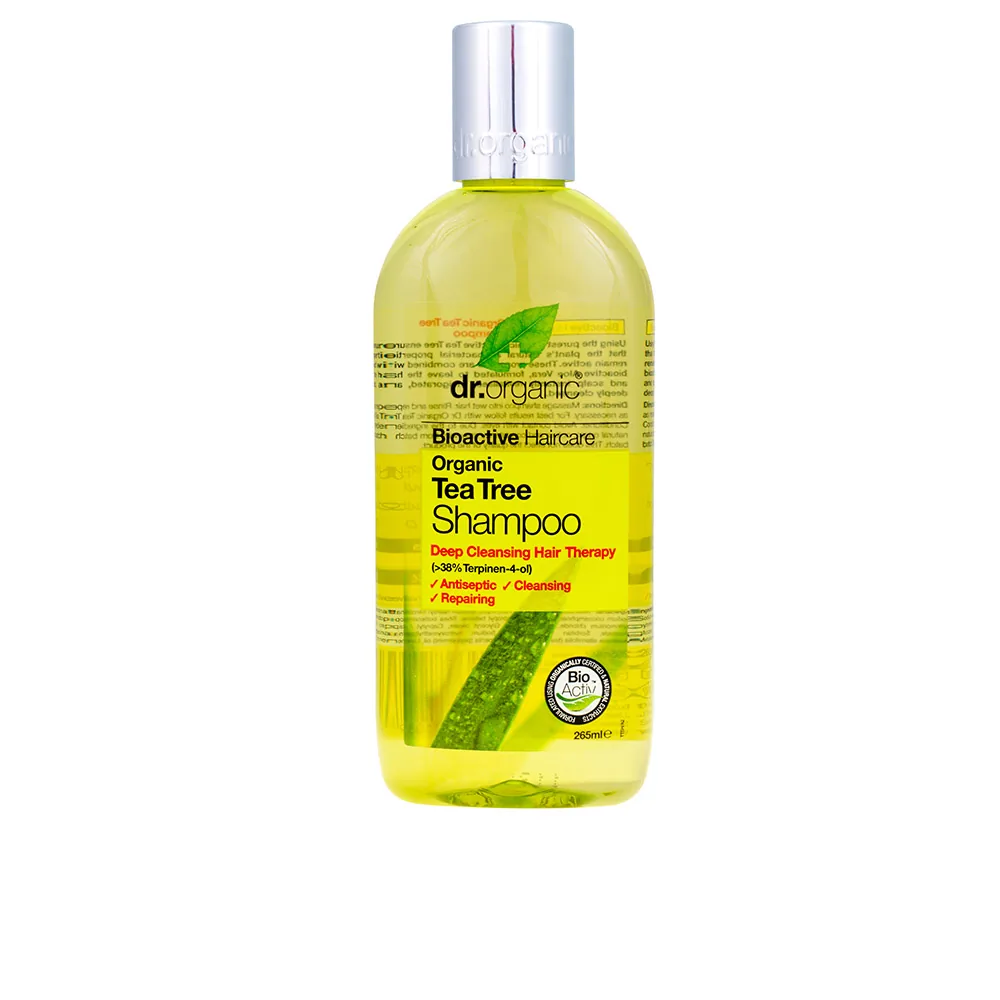 Shampoo bioattivo all'albero del tè biologico 265 ml