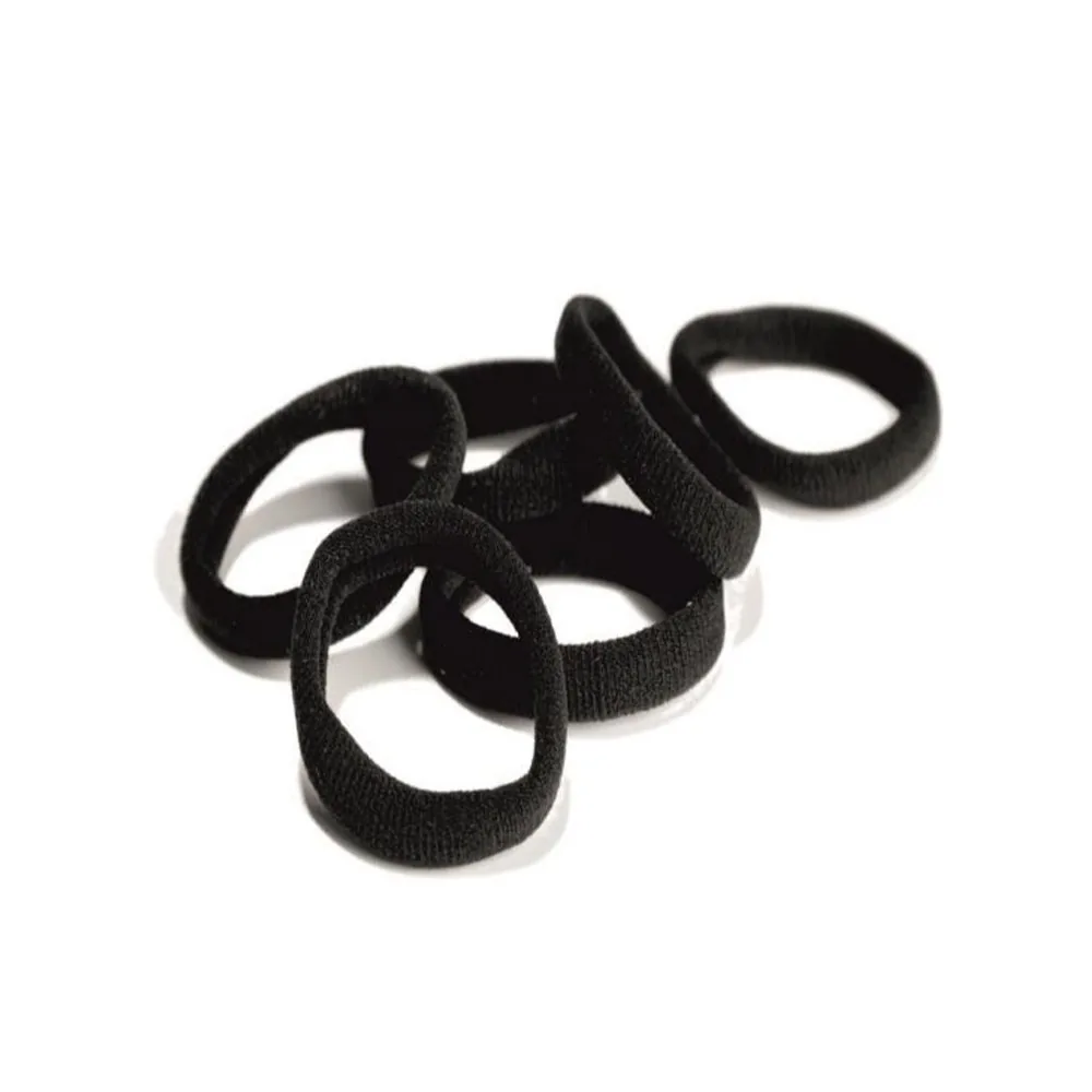 Elastici in gomma acrilica #neri 10 pz