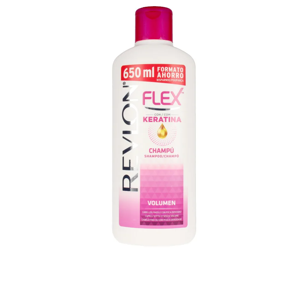 Flex shampoo alla cheratina volume capelli sottili 650 ml