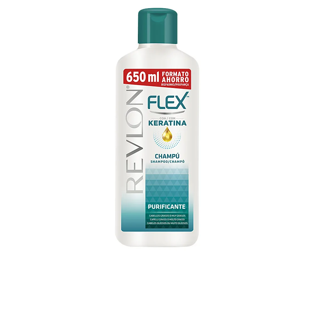 Flex Keratin Shampoo purificante capelli grassi 650 ml