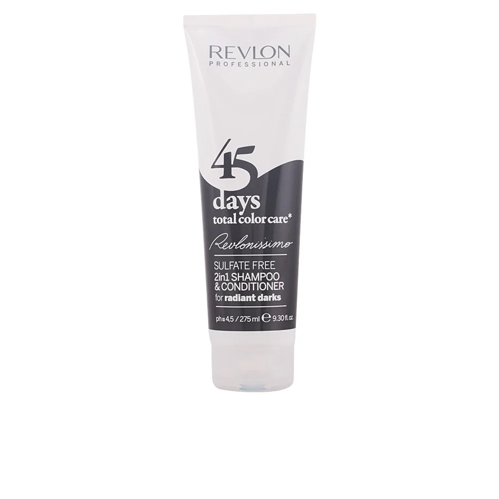 45 giorni Shampoo e balsamo 2in1 per capelli scuri radiosi 275 ml