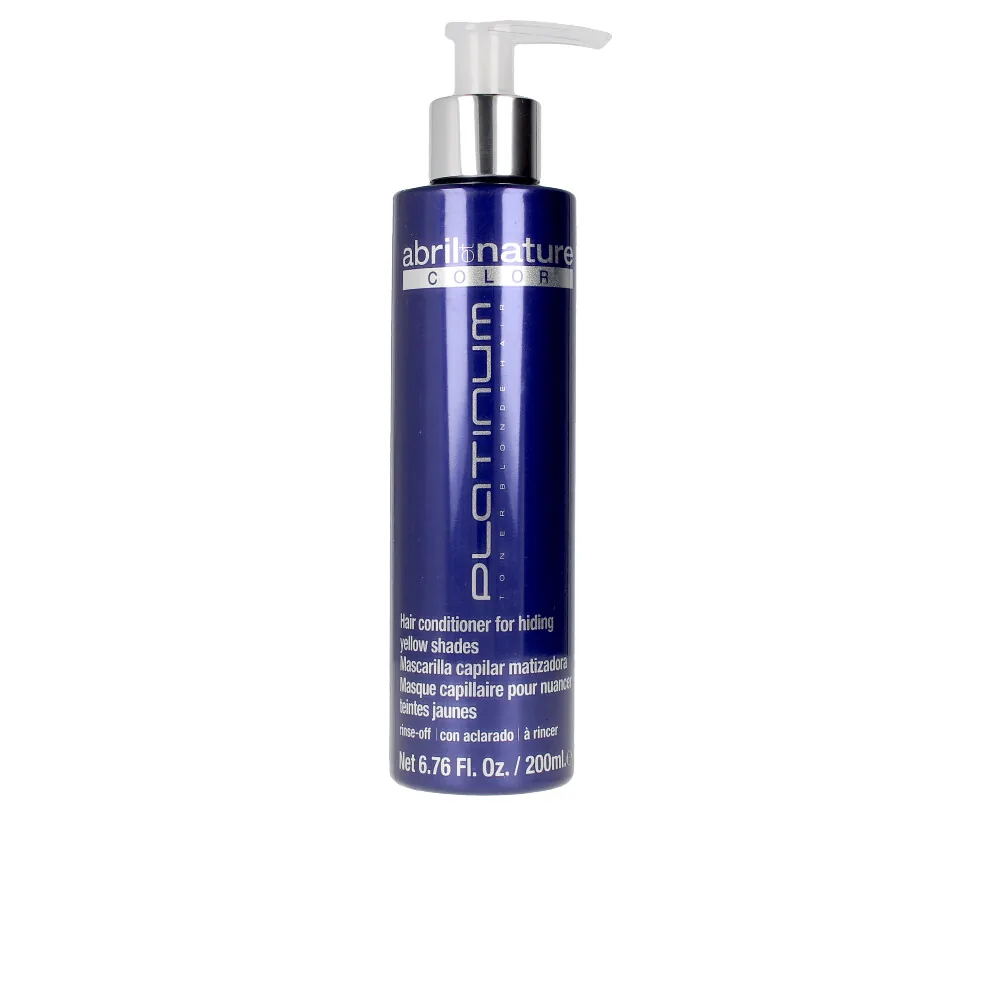 Abril Et Nature COLOR platinum hair conditioner hiding yellow shades