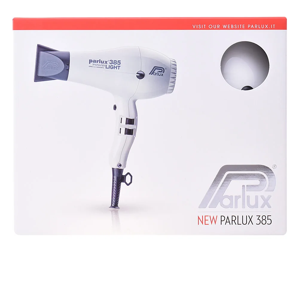 Asciugacapelli 385 power light ionico e ceramica bianca