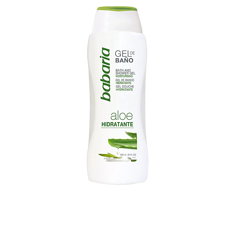 Gel da bagno idratante all'aloe vera 600 ml