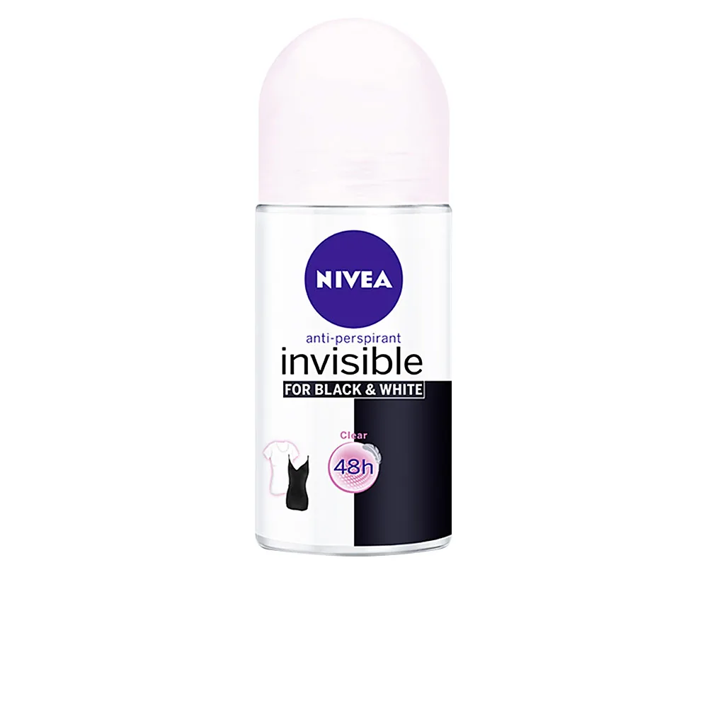 Deo roll-on invisibile bianco e nero 50 ml