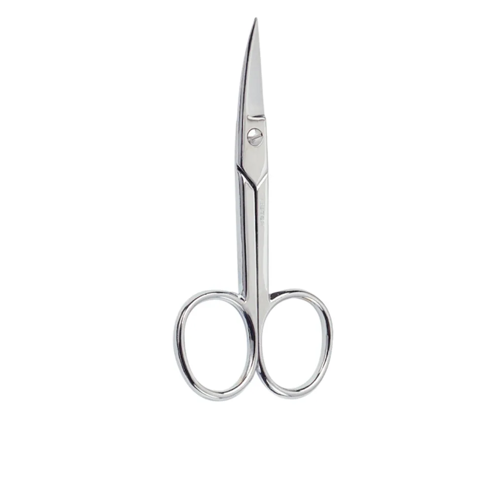 Forbici per manicure curve cromate 1 pz