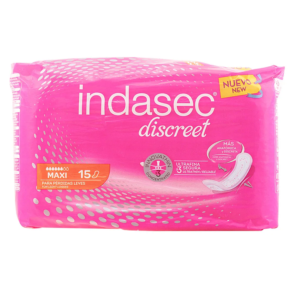 Maxi assorbente per incontinenza discreto, 15 unità