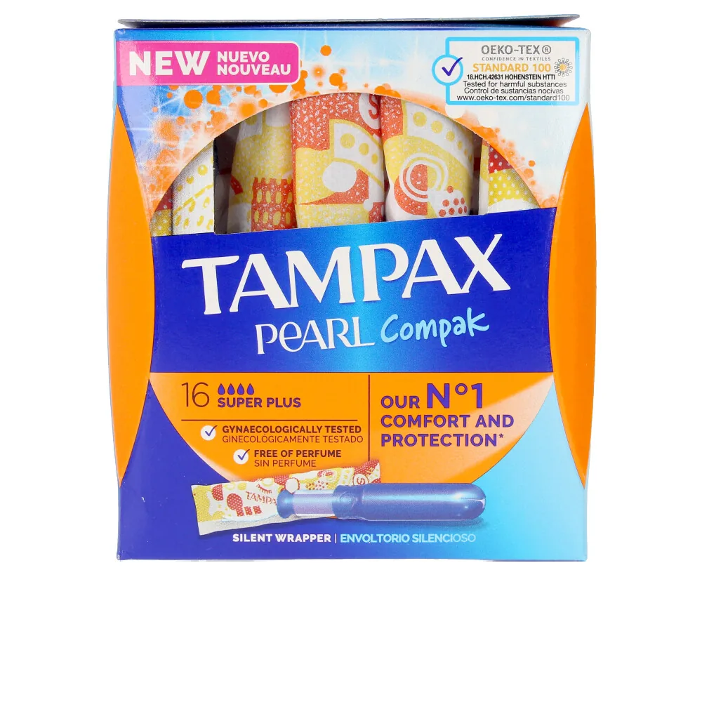 Tampax, TAMPAX PEARL COMPAK tampón super plus