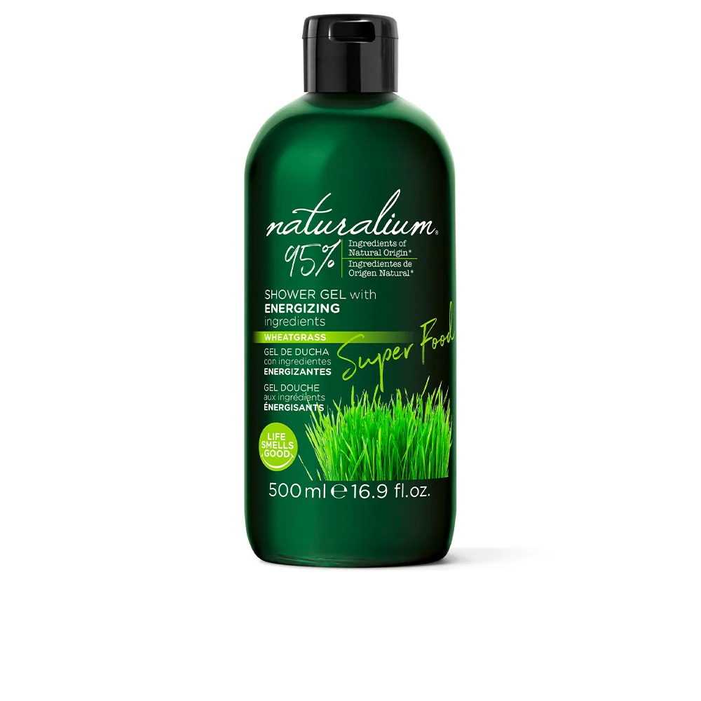 Gel doccia energizzante all'erba di grano super alimentare 500 ml
