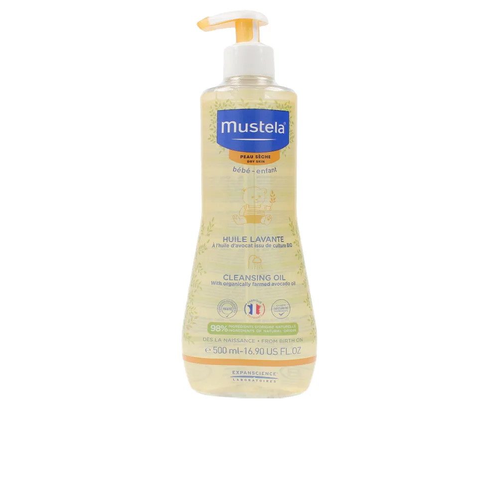 Bébé huile lavante peau séche 500 ml
