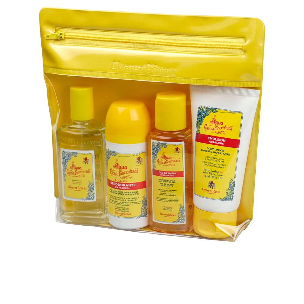 Beauty case da viaggio concentrato eau de cologne 5 pz