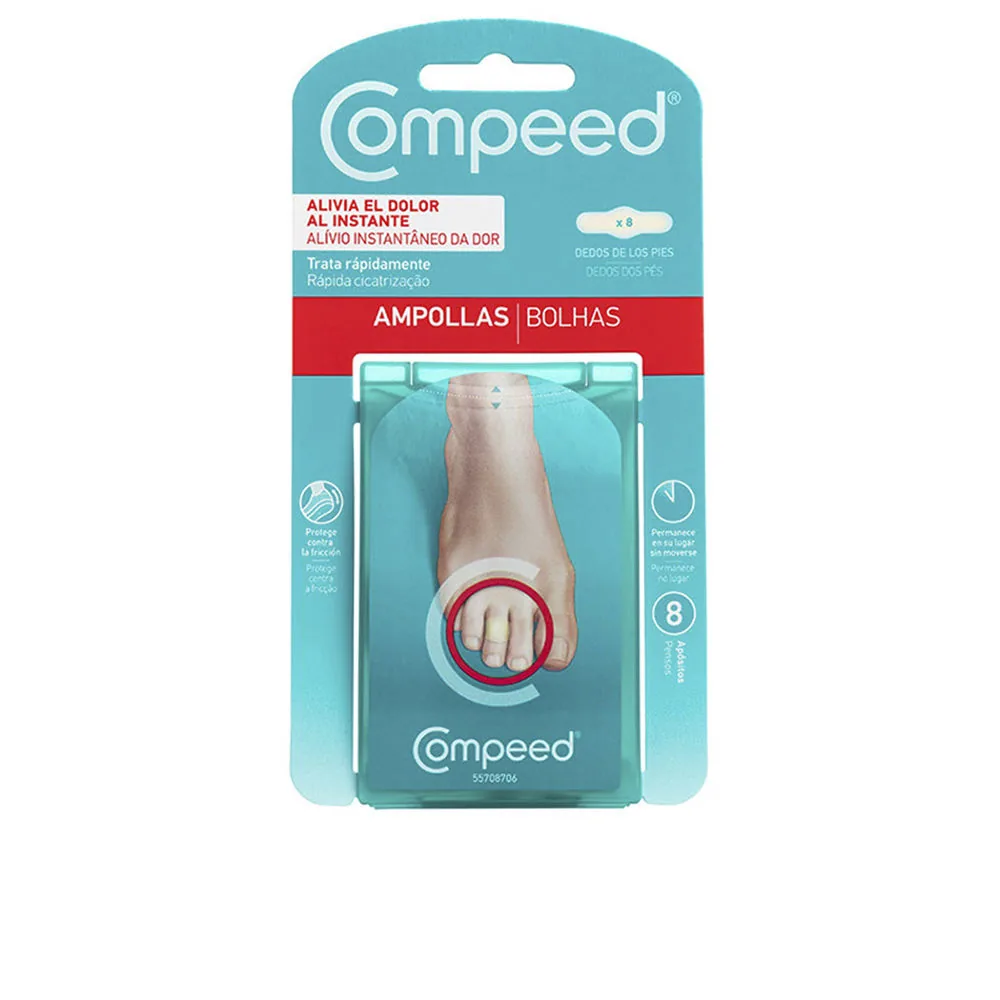 Compeed, AMPOLLAS entre dedos pies 8 apósitos