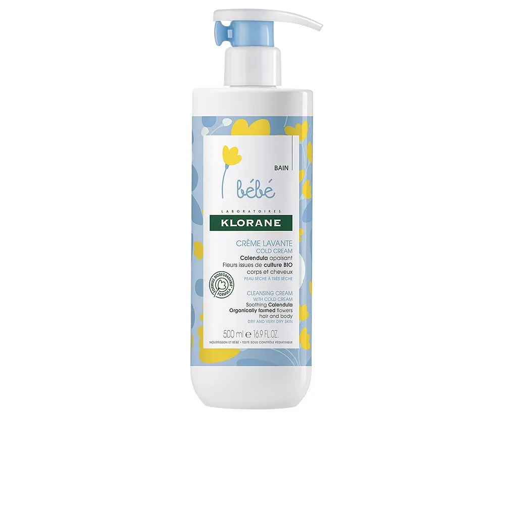 Crema detergente per neonati con crema fredda 500 ml