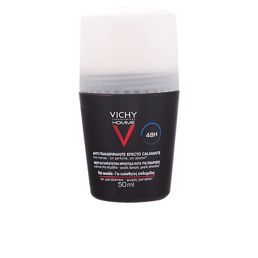 Vichy homme deodorante bille peaux sensitive 50 ml