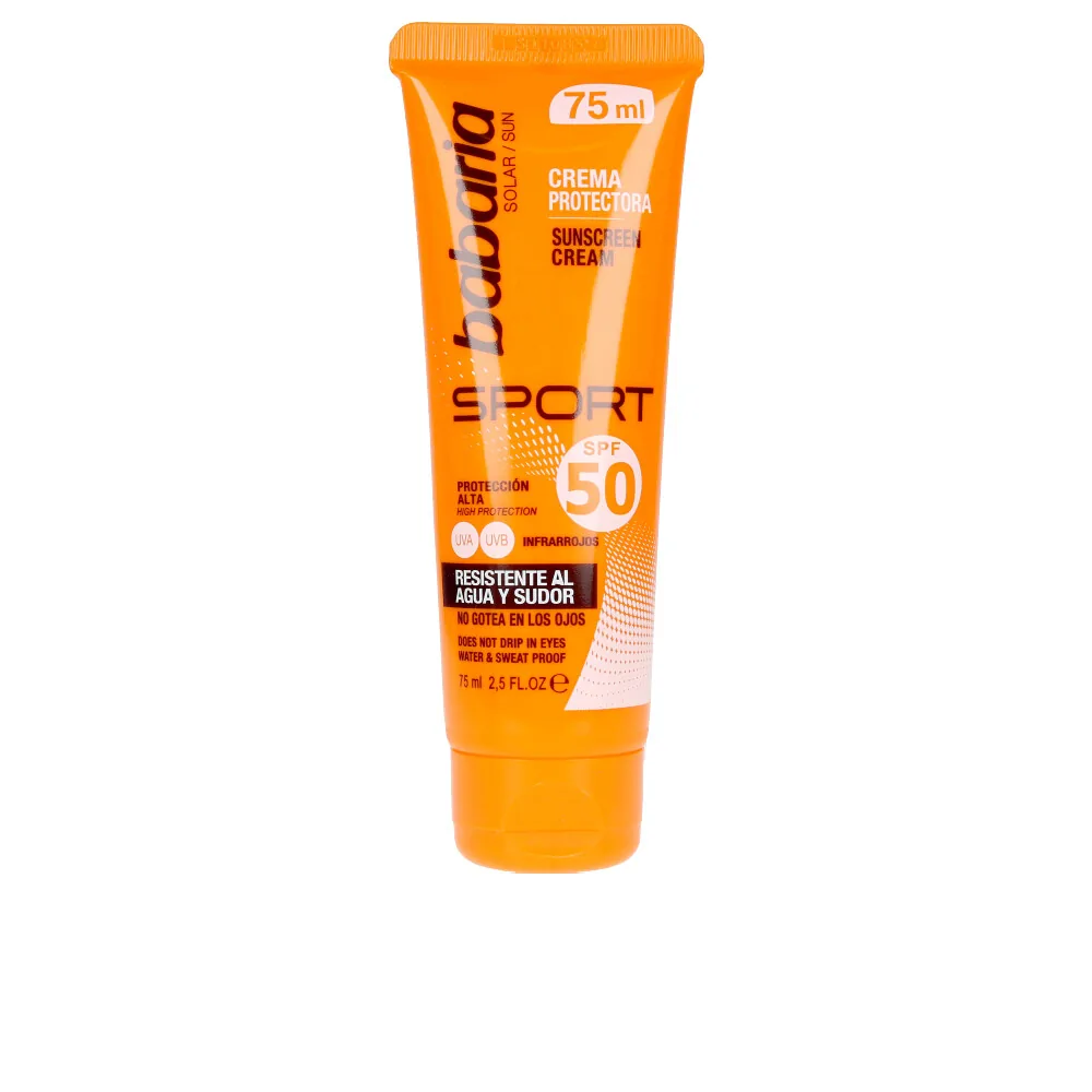 Babaria SOLAR SPORT crema protectora facial SPF50