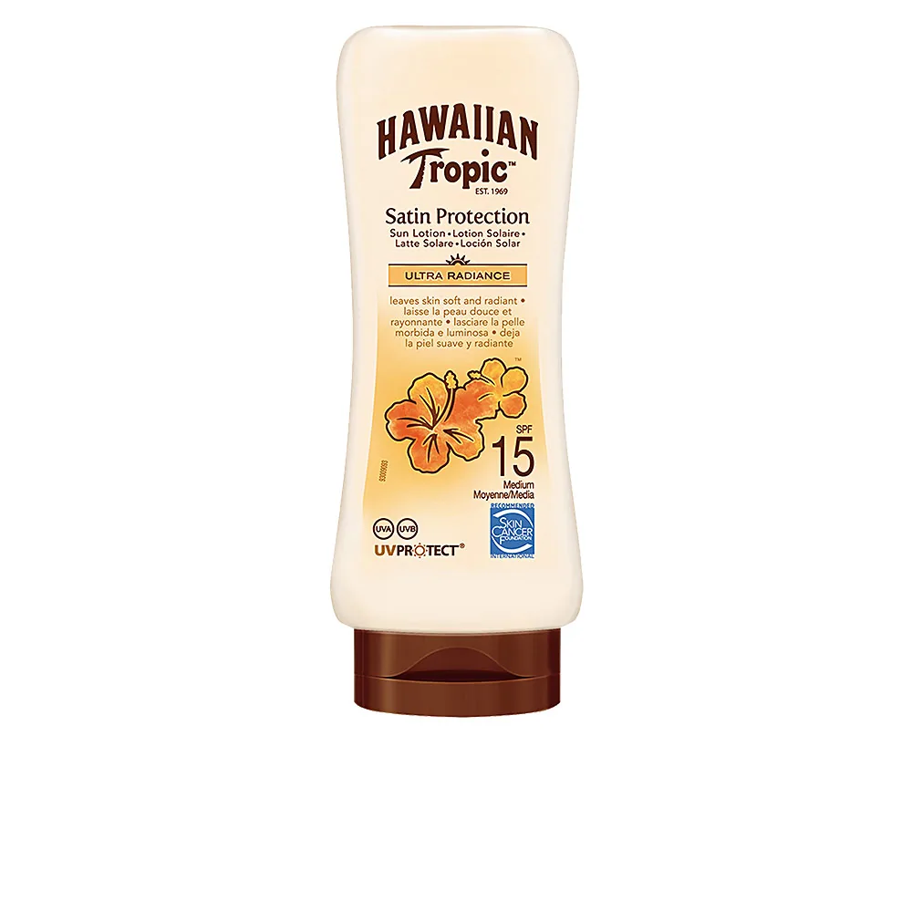 Hawaiian Tropic SATIN PROTECTION ultra radiance sun lotion SPF15