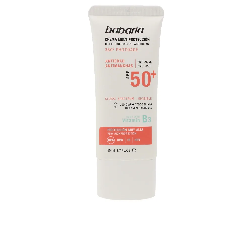 Babaria, SOLAR MULTIPROTECCION crema antimanchas SPF50+