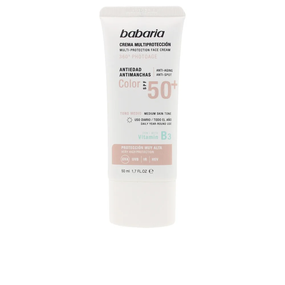 Babaria SOLAR MULTIPROTECCION crema antimanchas color SPF50+