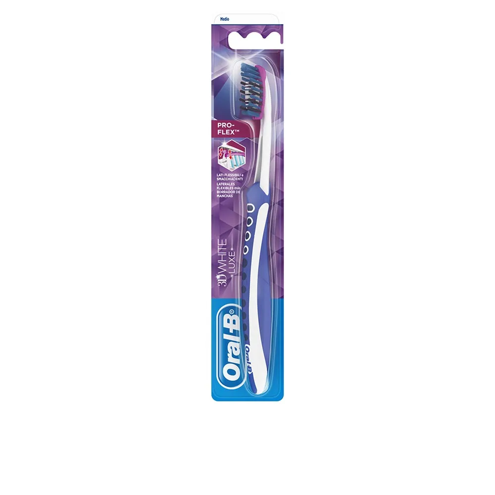 Oral-B 3D WHITE PRO-FLEX LUXE cepillo dental #medio