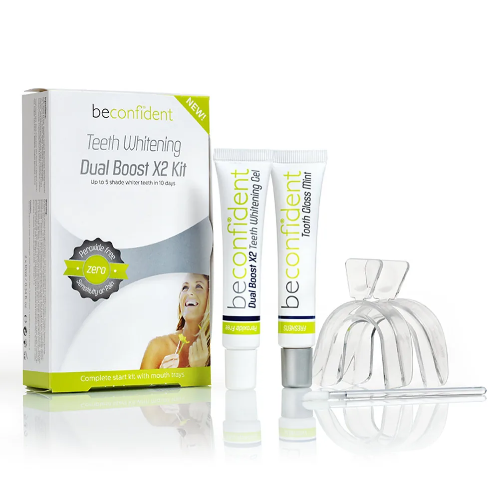 Beconfident TEETH WHITENING dual boost kit