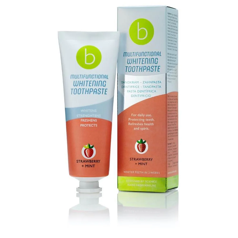 Beconfident MULTIFUNCTIONAL whitening toothpaste #strawberry+mint