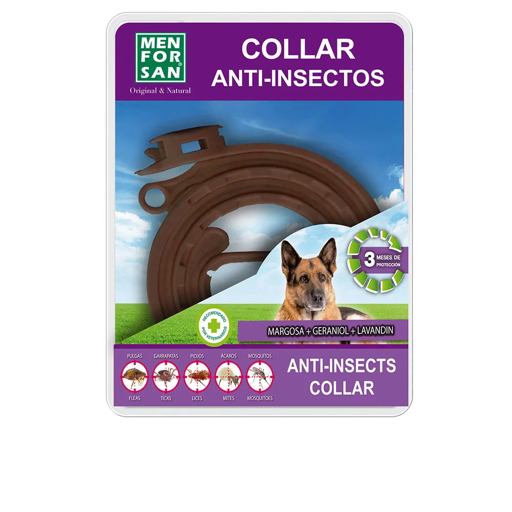 Men For San COLLAR perros anti-insectos