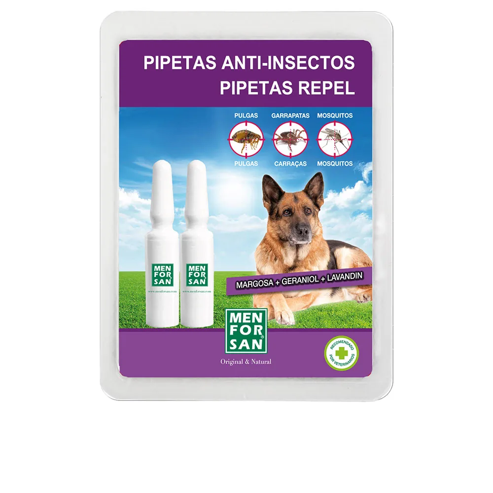Pipette anti-insetti per cani 2 unità