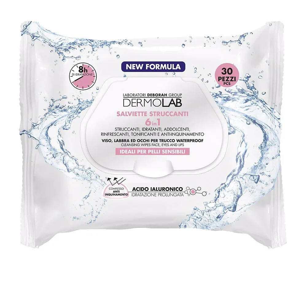 DERMOLAB toallitas antipolución 30 pz