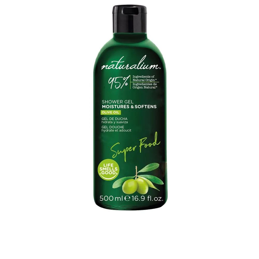 Gel doccia idratante super alimentare all'olio d'oliva 500 ml